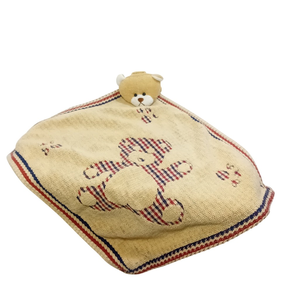 Korea Baby Teddy Bear Security Blanket Lovey Lovey for Baby Kids Comfort Toy